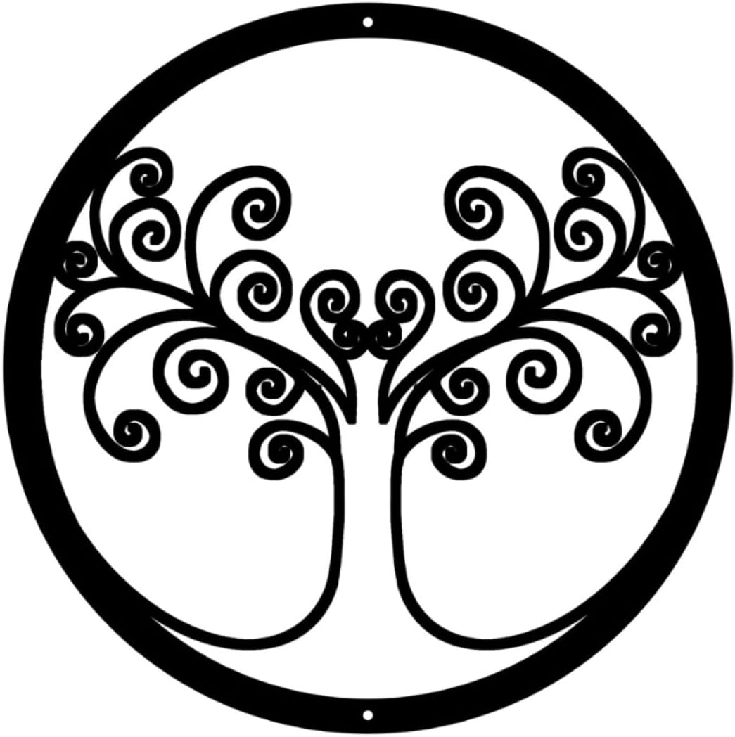 Excmoky Life Tree Metal Wall Art, Metal Arbre De La Vie Wall Decor, Life Tree, Arbre De La Vie Laser Cut Metal Art Wall Art Metal Decal Idea