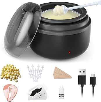 Amazon.com : AUZEAL Nose Wax Kit Men, Ear Hair Removal For Men