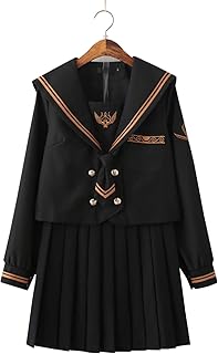 Japanese School Girl Uniform JK Uniform Middle Uniform College Style Long Skirt Class Uniform Suit,M-Top+62cmskirt