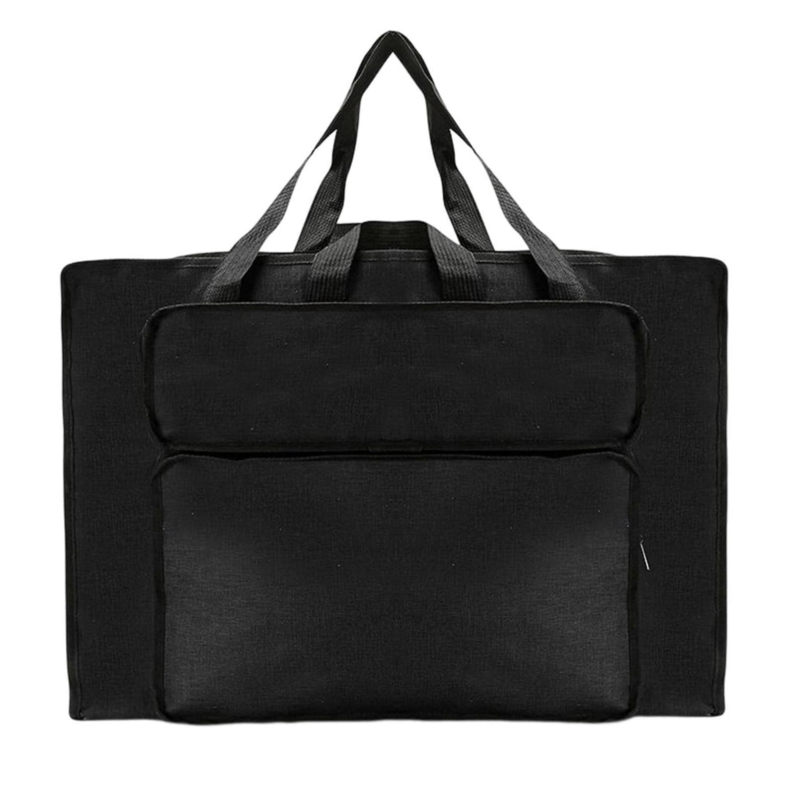 Borsa per il trasporto del tavolo da disegno, resistente all'acqua, custodia per il trasporto di artisti, per pittura su tela, poster, Nero