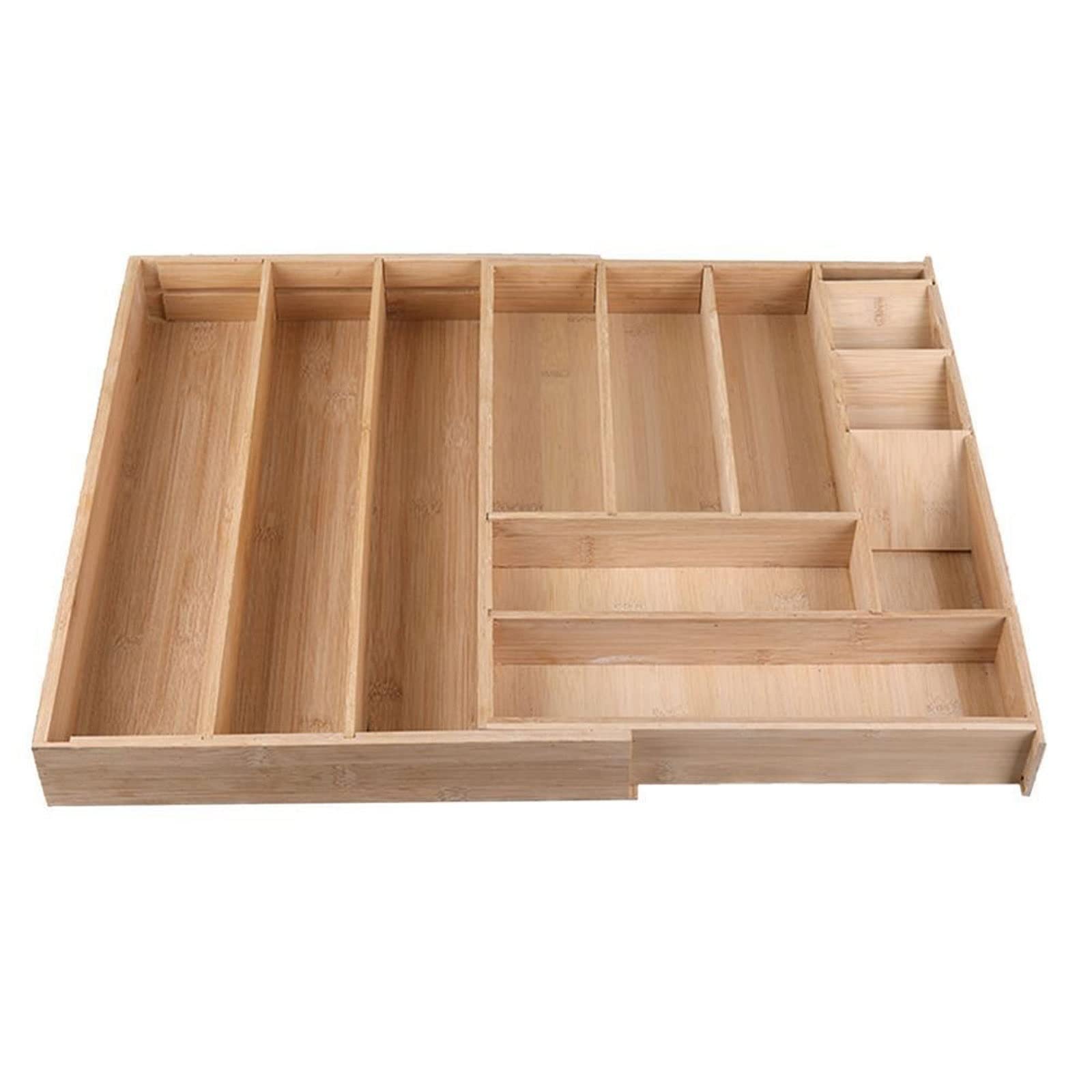 JINGYAN Storage Boxes Utensil Organizer Tray, Plastic Divider Drawer For Storing And Organizing Kitchen Cutlery