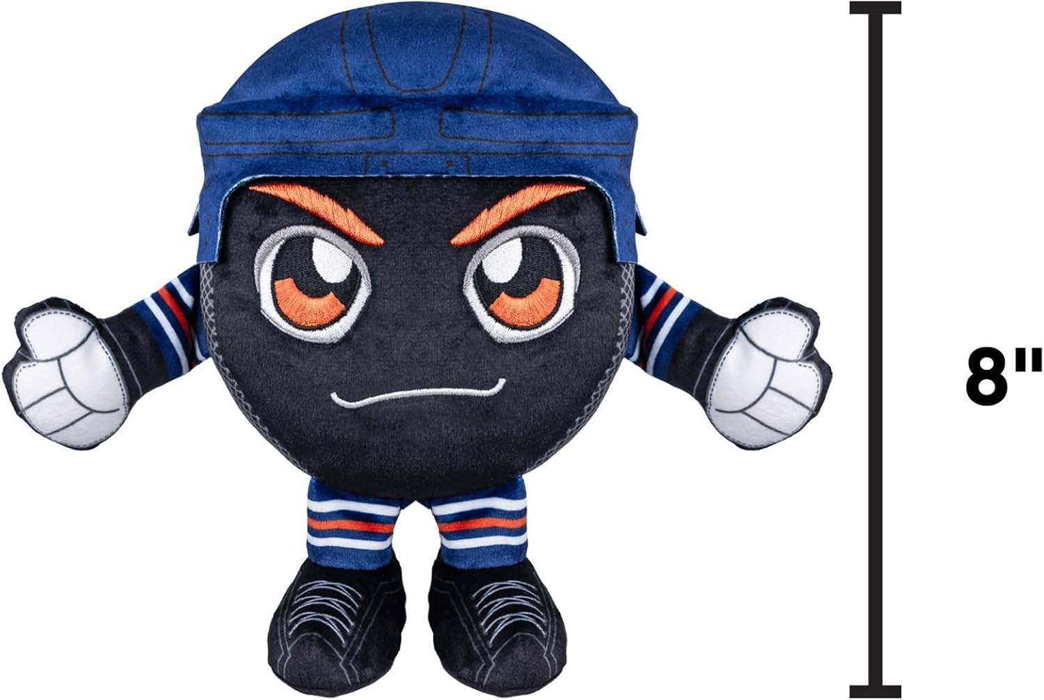 Bleacher Creatures Edmonton Oilers 8" NHL Kuricha Hockey Puck Sitting Plush - Soft Chibi Inspired Plush