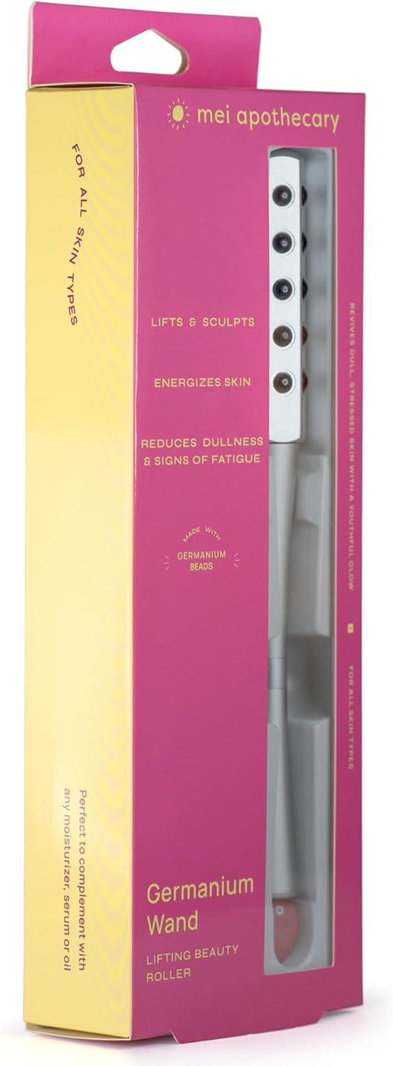 Mei Apothecary Germanium Wand Lifting Face Roller | Face Massager Tool for Skin Rejuvenation, Anti-Aging & Relaxation | Facelift Wand for All Skin Types - Image 3