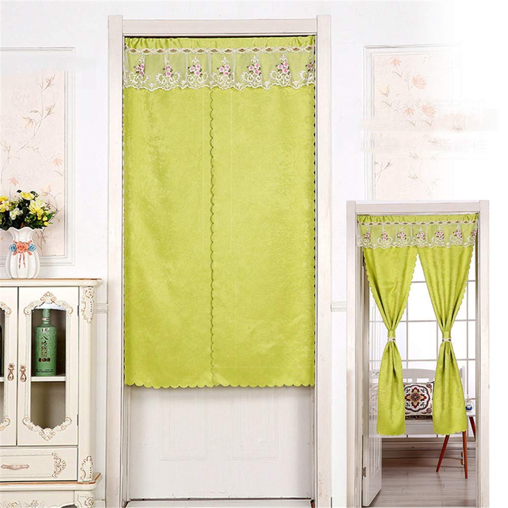 Rideaux en lin de couleur naturelle haute couture et finitions dentelle pour maison
