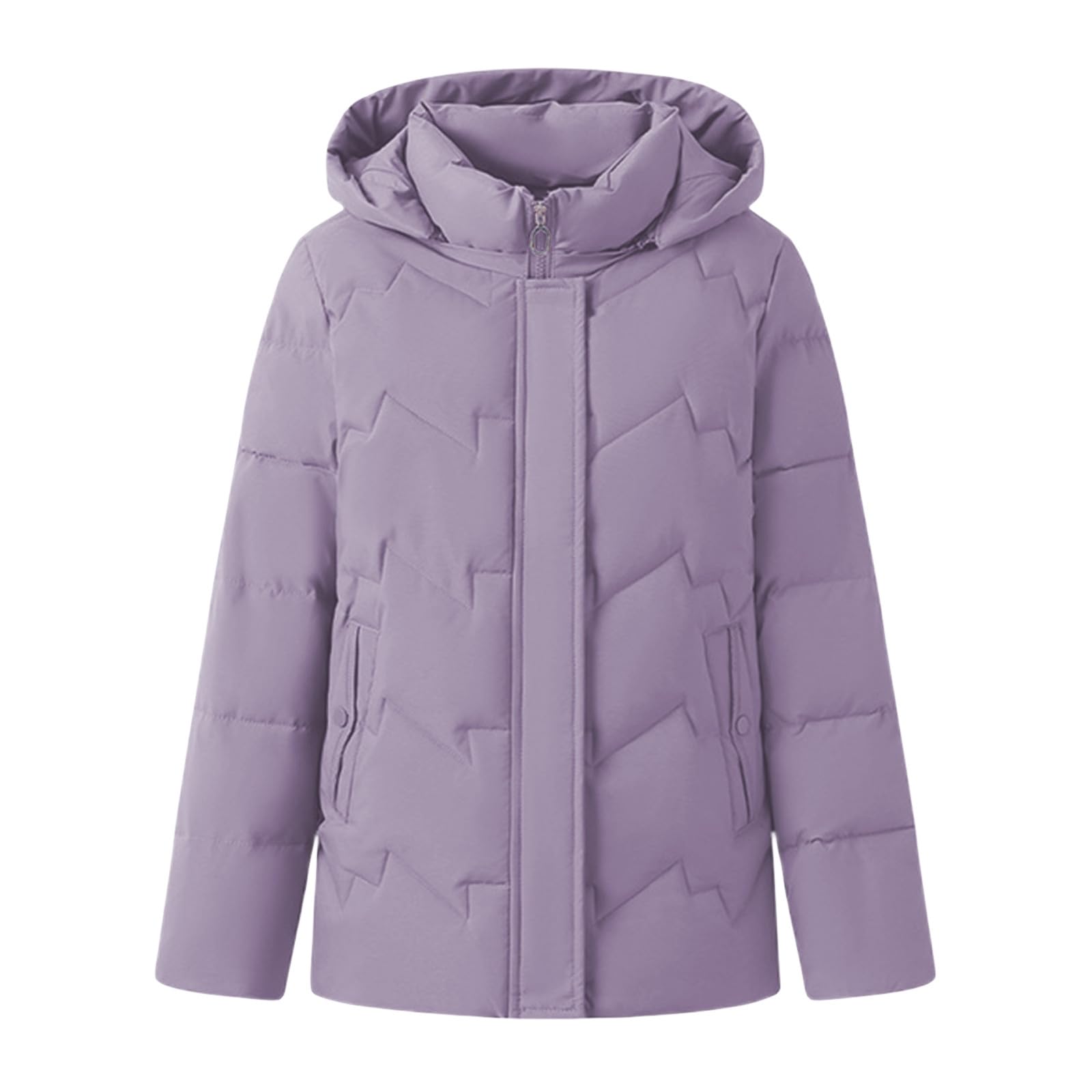 Chaqueta Mujer Abrigo Entretiempo Invierno Cazadora Plumiferos，Elegante abrigo acolchado con capucha para mujer diseño moderno y ajuste cómodo ideal frente al frío durante diarias o actividades al li