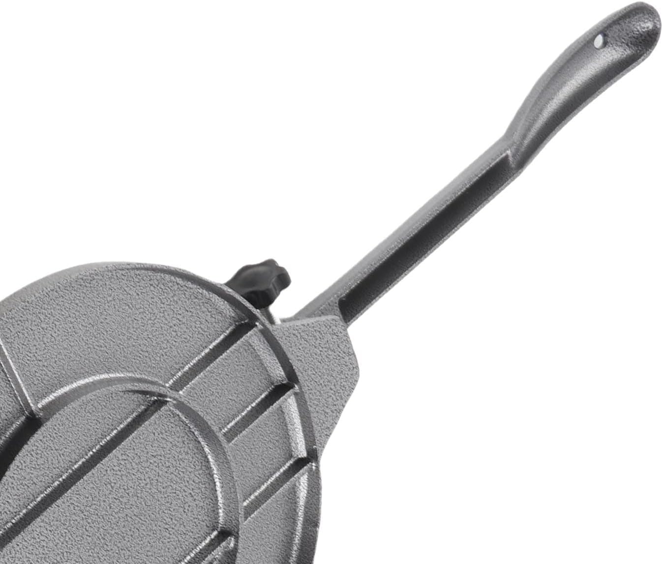 Aluminum Alloy Tortilla Press, Manual Tortilla Maker, Dough Press,Flour Tortilla Press, Rotis Press, Tortillera Pataconera for Pizza Pie Patty Making (20cm Black)