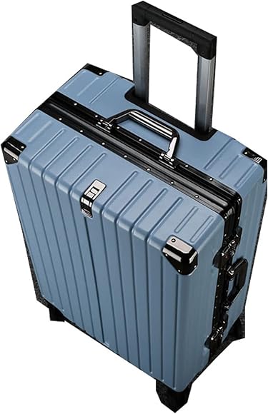 超軽量 アルミフレーム キャリーケース 耐衝撃 TSAロック付ブルー
