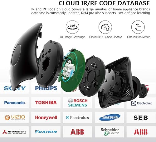 Miniatura 6 de Paquete de Broadlink RM4 Pro Universal IR Audio Video Control Remoto y Broadlink Rmote Sensor Accesorio