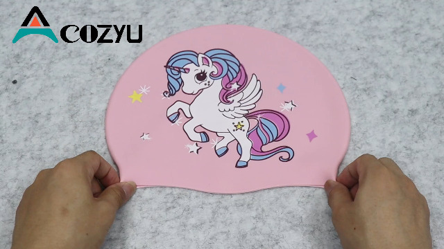 Cuffie Da Nuoto Bambina Halinuia - 2 Pezzi In Silicone - Motivi Unicorno E Sirene - Impermeabili 3-9 Anni - Foto 5