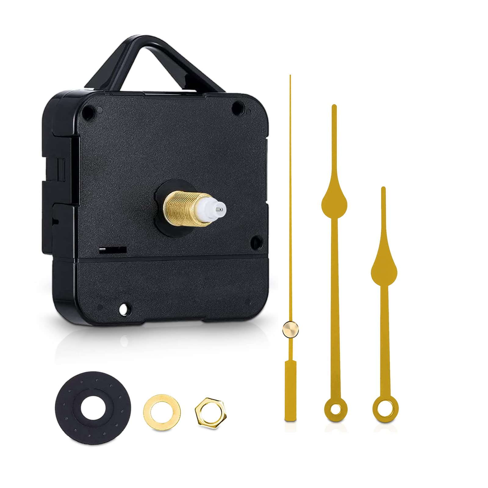 Buy Silent Quartz Clock Mechanism Kit, Shaft Clock Mechanism with Peach