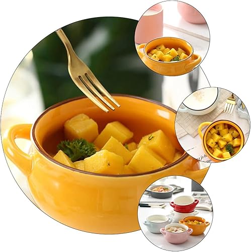 Miniatura 4 de Cabilock Tazón de postre para pudín Tazón de sopa de vapor, cuencos de ramequín, tazón de ensalada, tazón de cereales, cuencos de cerámica para