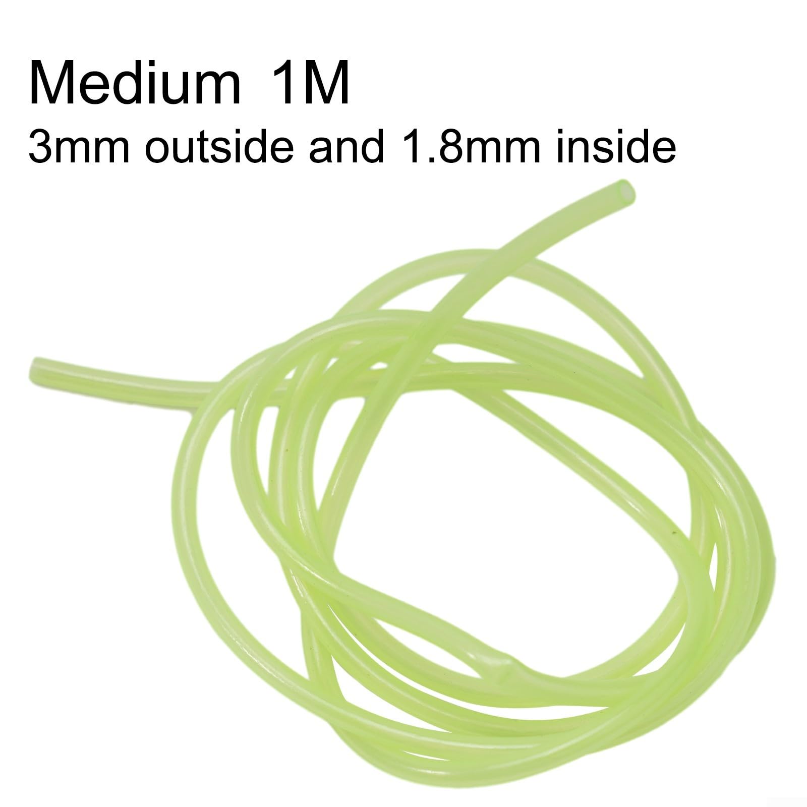 Tube lumineux phosphorescent pêche de nuit 23 mm vert