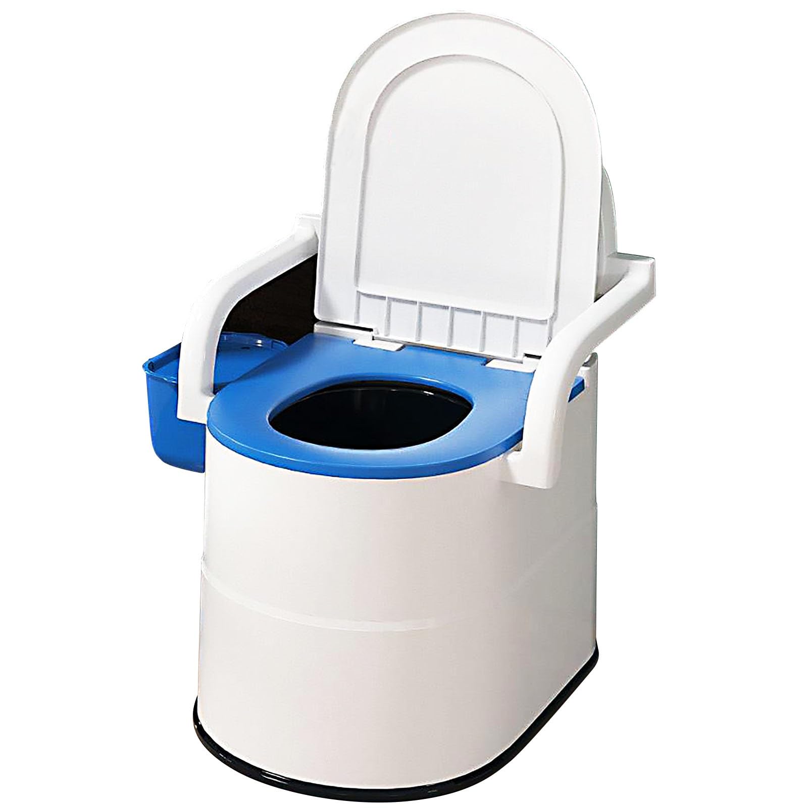 WHYATT Commode Chair for Toilet with Arms Bedside Commode, Portable Toilet for Adults, Commode Chair for Toilet with Arms, (Size : Without Cushion)
