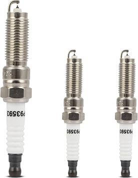 Platinum Iridium Spark Plugs Replacement Fit for Ford for EcoSport 1.0L/L3 | #93593,SILZNAR8C7H Plugs 2014-2017 for Ford for Fiesta 1.0L/L33*Spark Plugs