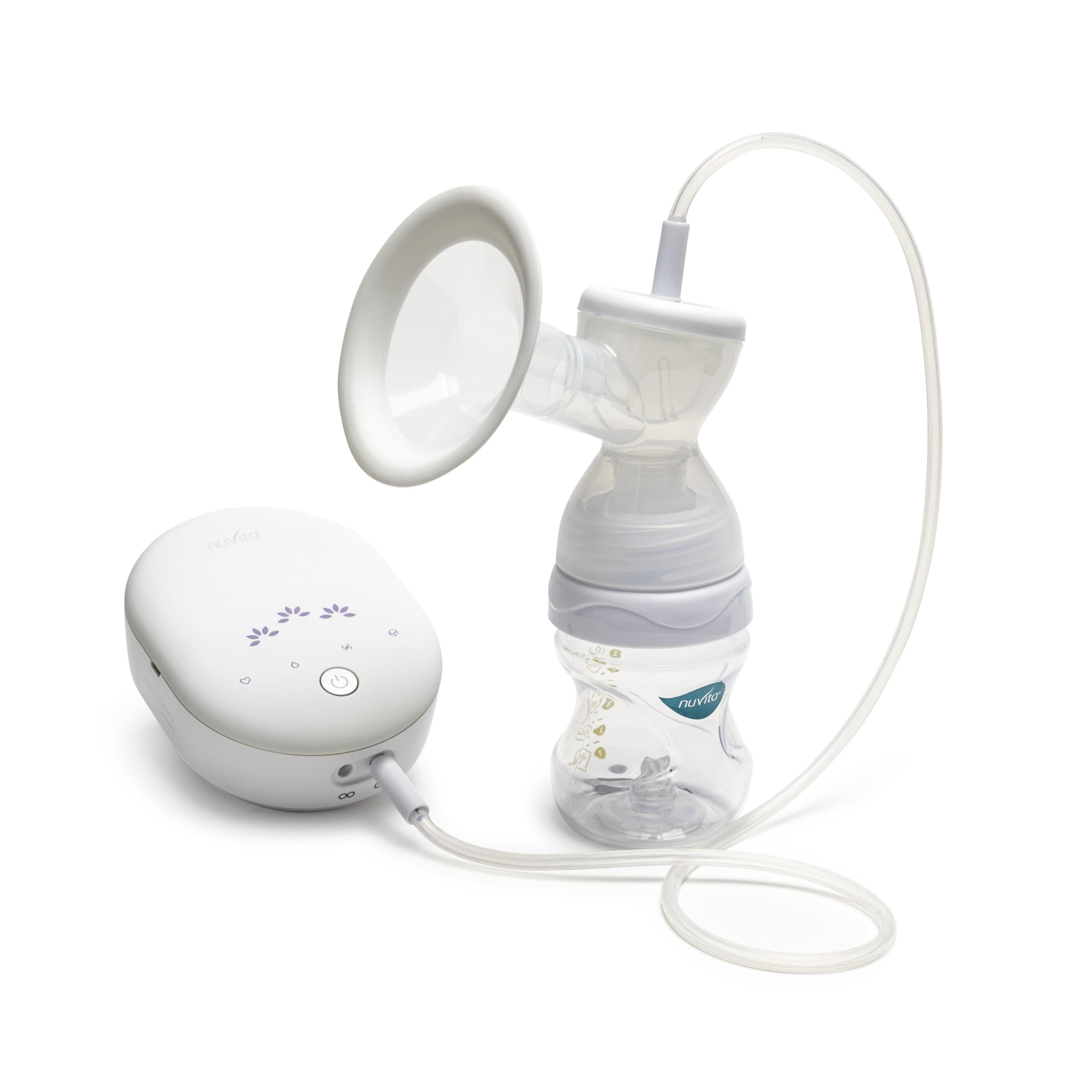 Nuvita Baby Tiralatte Elettrico a 3 Fasi con Coppe Intercambiabili