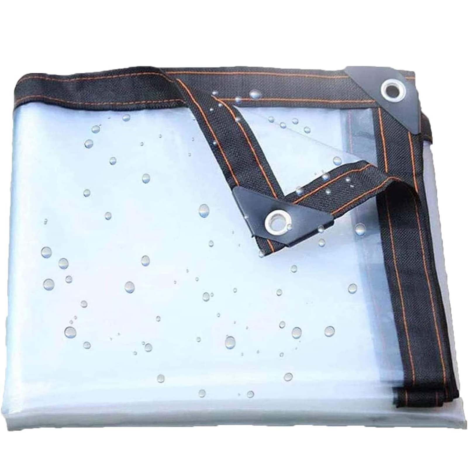 Bache Transparente 1x1m, BâChe À ŒIllets Impermeable Exterieur, Bache