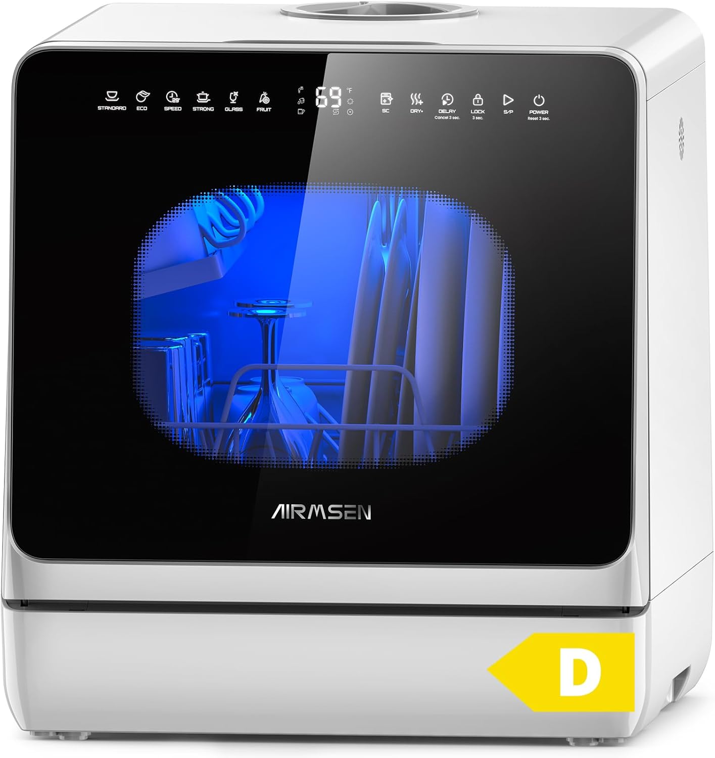 AIRMSEN Table Top Dishwasher TDQR09