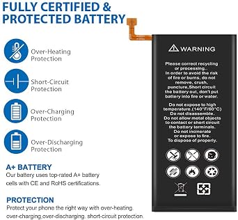 Galaxy S10 Battery ZURUN 3800mAh Li-Polymer Battery EB-BG973ABE Replacement for Samsung Galaxy S10 G973 G973V G973A G973T G973P with Screwdriver Tool Kit | S10 Battery Replacement Kit.