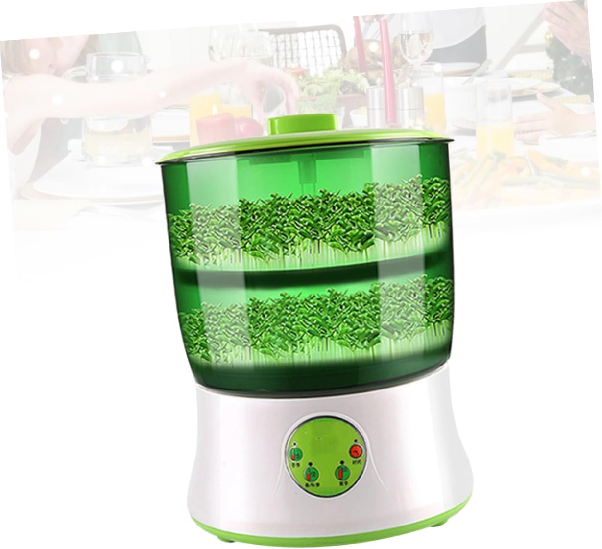 Generic Automated Sprout Grower Machine Microcomputer Controlled Double Layer Bean Sprouts System Energy Efficient