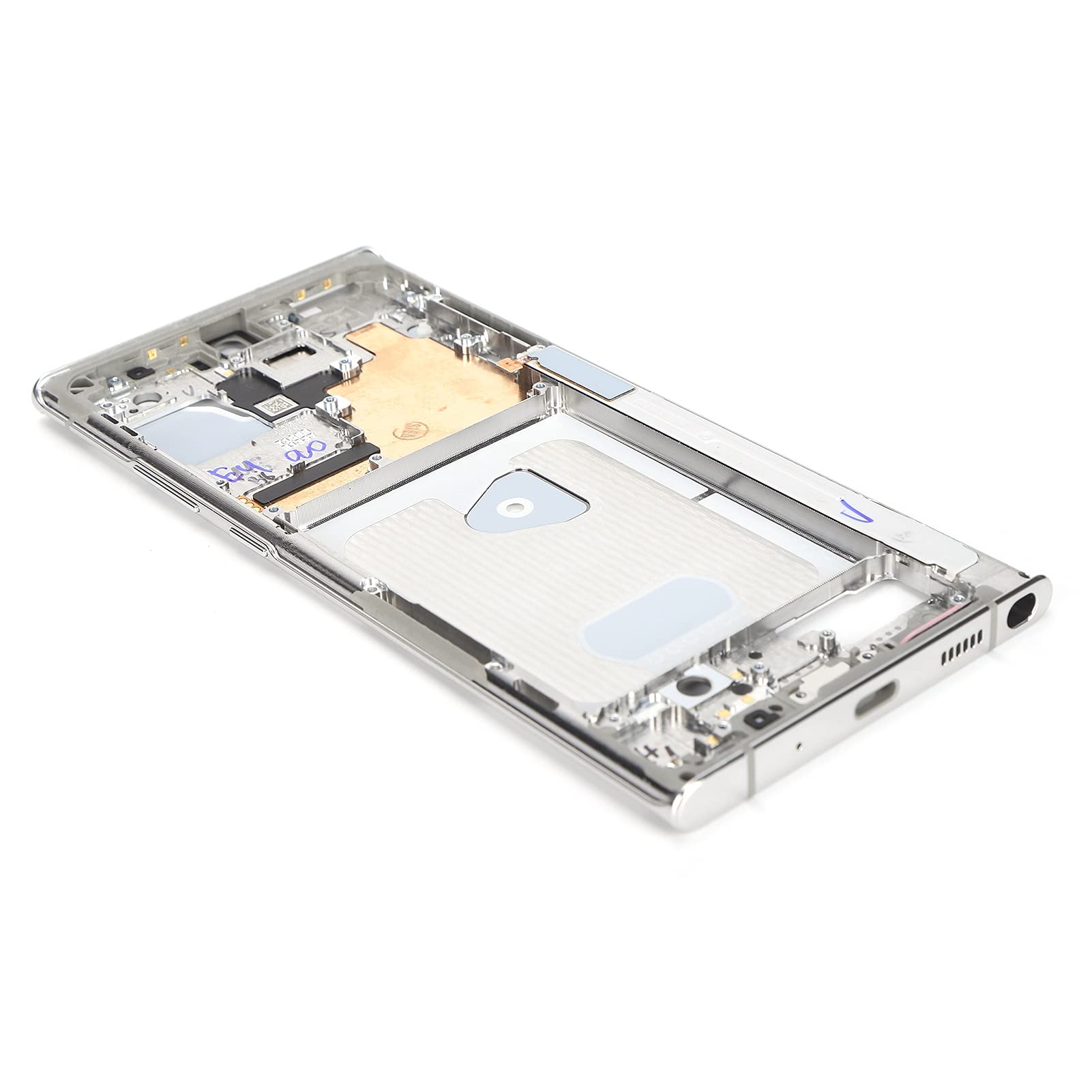 Ausla Note 20 Ultra Środkowa Rama Płytka, Stop Aluminium (SILVER)