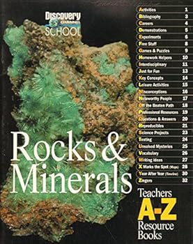 Paperback Rocks and Minerals (Teachers A_Z Resource Books) Book
