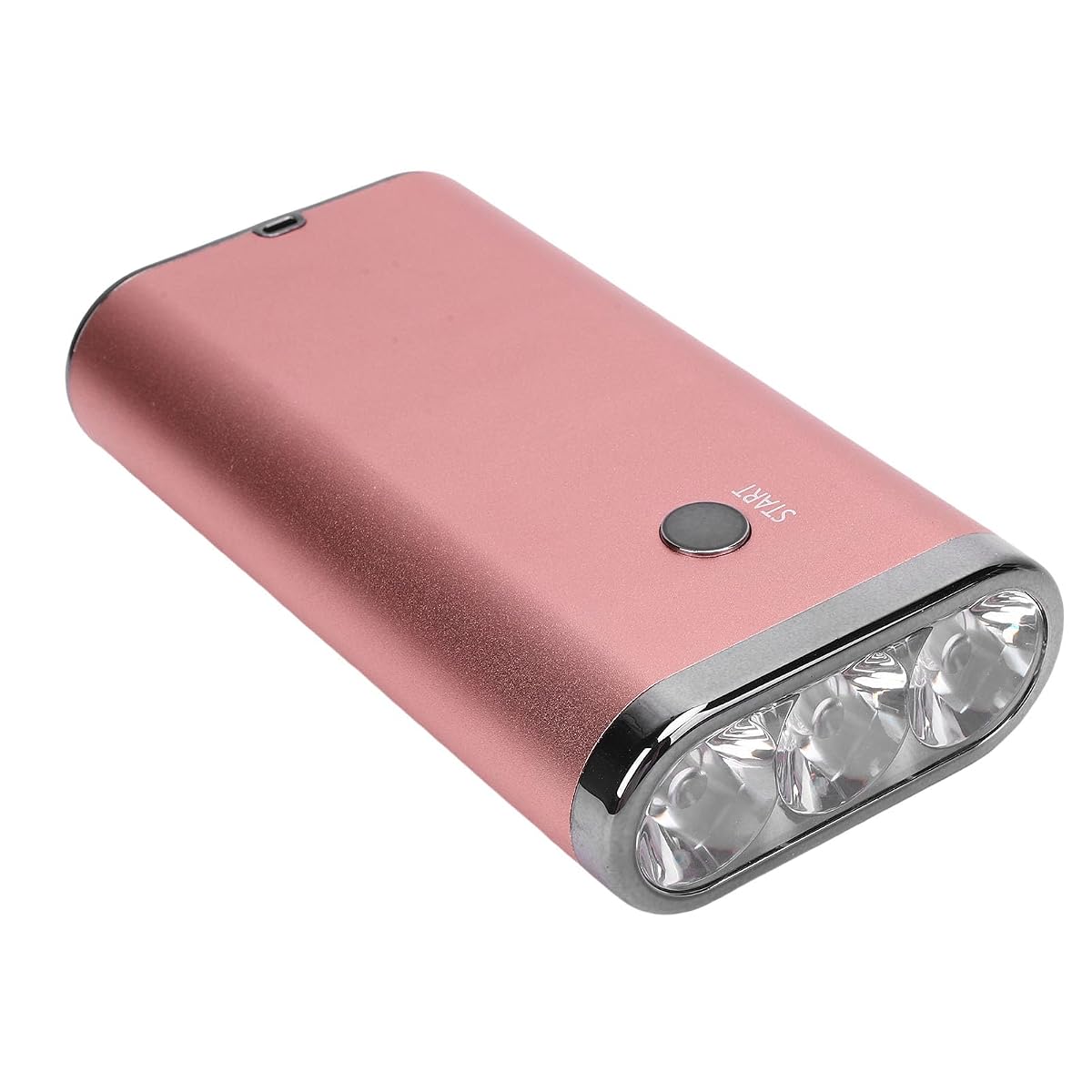 Lampa V Light do przedłużania włosów, 395 nm 5 W LED Mini przenośna lampa do utwardzania kleju z 10 s 30 s 60 s 90 s 4 ustawienia timera Szybko utwardzający klej V Light (Różowe
