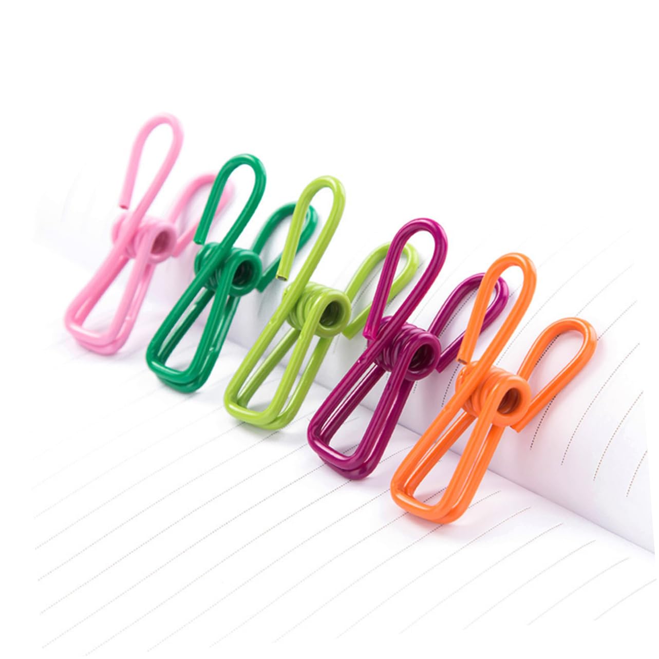 Mollette per Vestiti e Fermagli per Trapunte 70 Pezzi, Clip Colorate in Plastica e Metallo Antiscivolo Resistenti per Bucato Quotidiano, Adatte per Lenzuola, Calzini e Abbigliamento