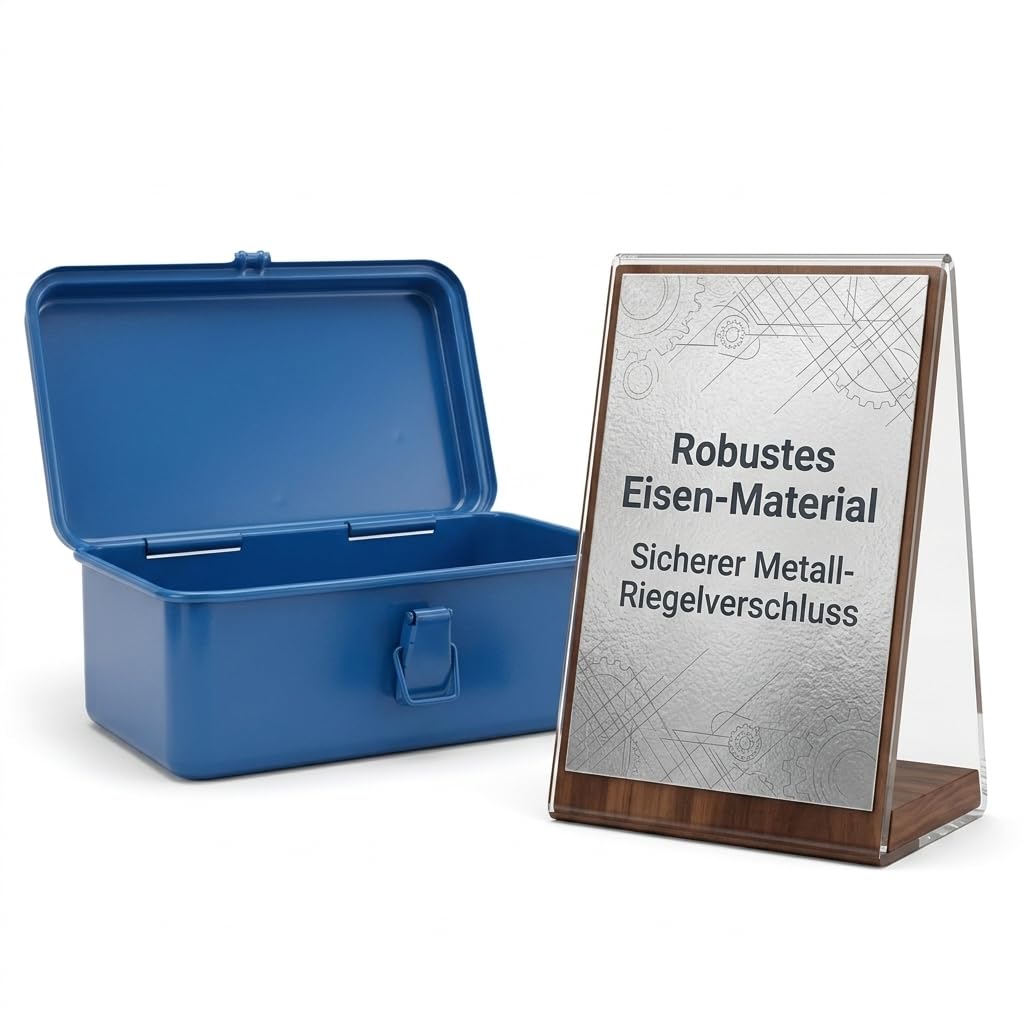 Boîte à outils en métal UKCOCO le coffret de vos secrets