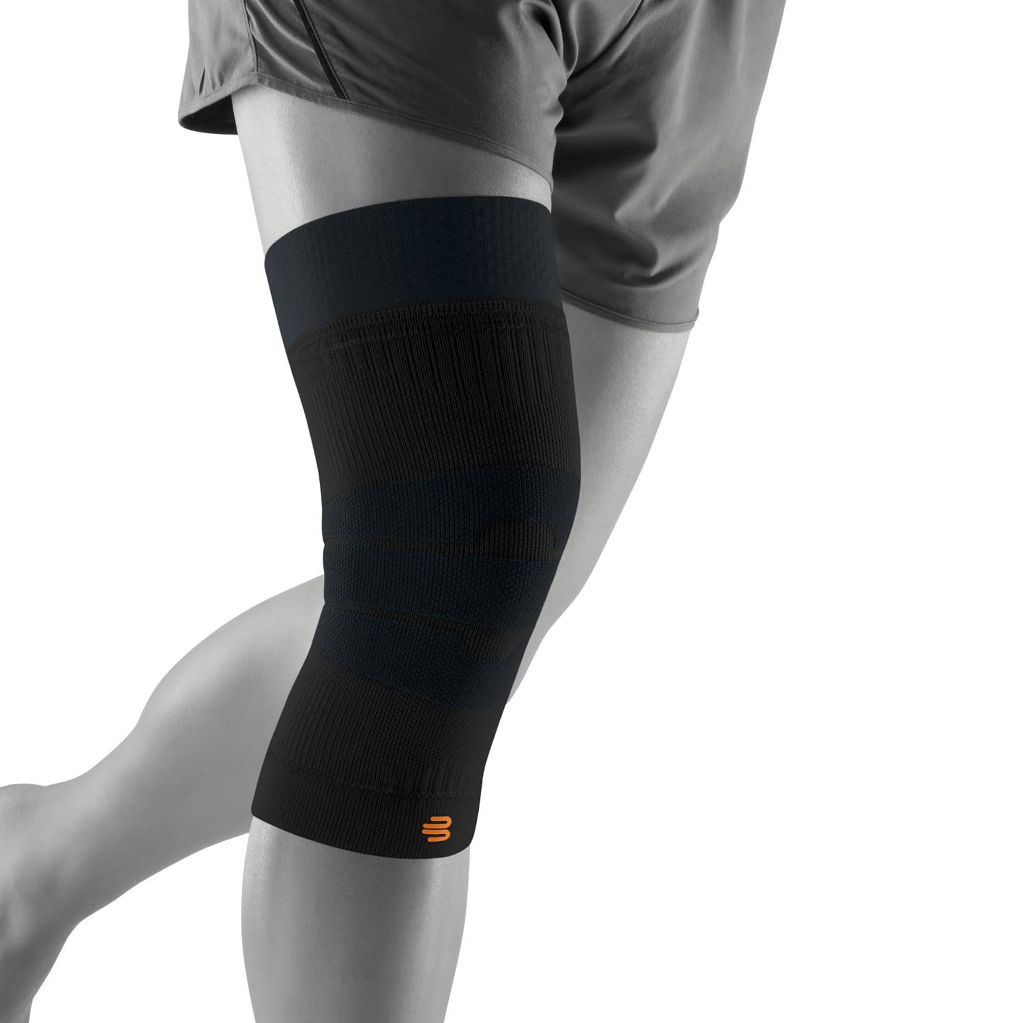 BAUERFEIND Rodillera para senderismo "Outdoor Compression Knee Support", 1 rodillera unisex para equipo de senderismo, derecha e izquierda, vendaje de senderismo con lana de merino