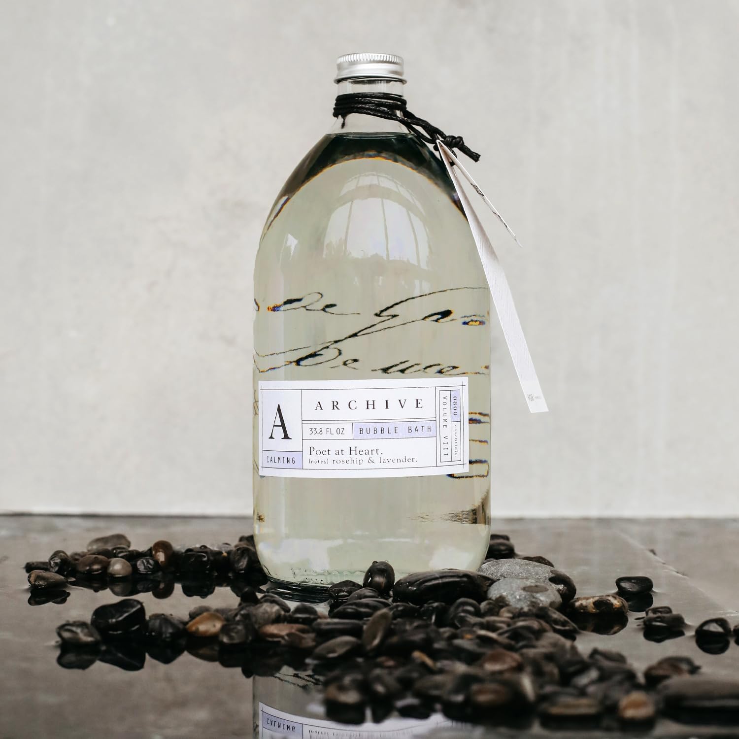 Archive Poet at Heart Bubble Bath for Adults, 33.8 fl. oz. – Lavender & Earthy Rosehip Fragrance – Blend of Natural Oils, Refine Bath Bubbles for Women or Men, Adult Bubble Bath - Image 6