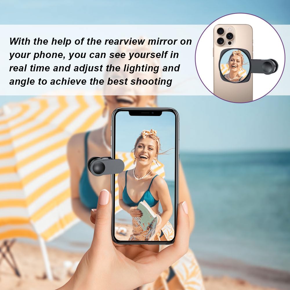 Hongjingda réflexion miroir pour appareil photo téléphone – réflexion en verre, outils photographie universels réglables pour photographes, vidéastes et blogueurs Hongjingda réflexion miroir pour appareil photo téléphone – réflexion en verre, outils photographie universels réglables pour photographes, vidéastes et blogueurs