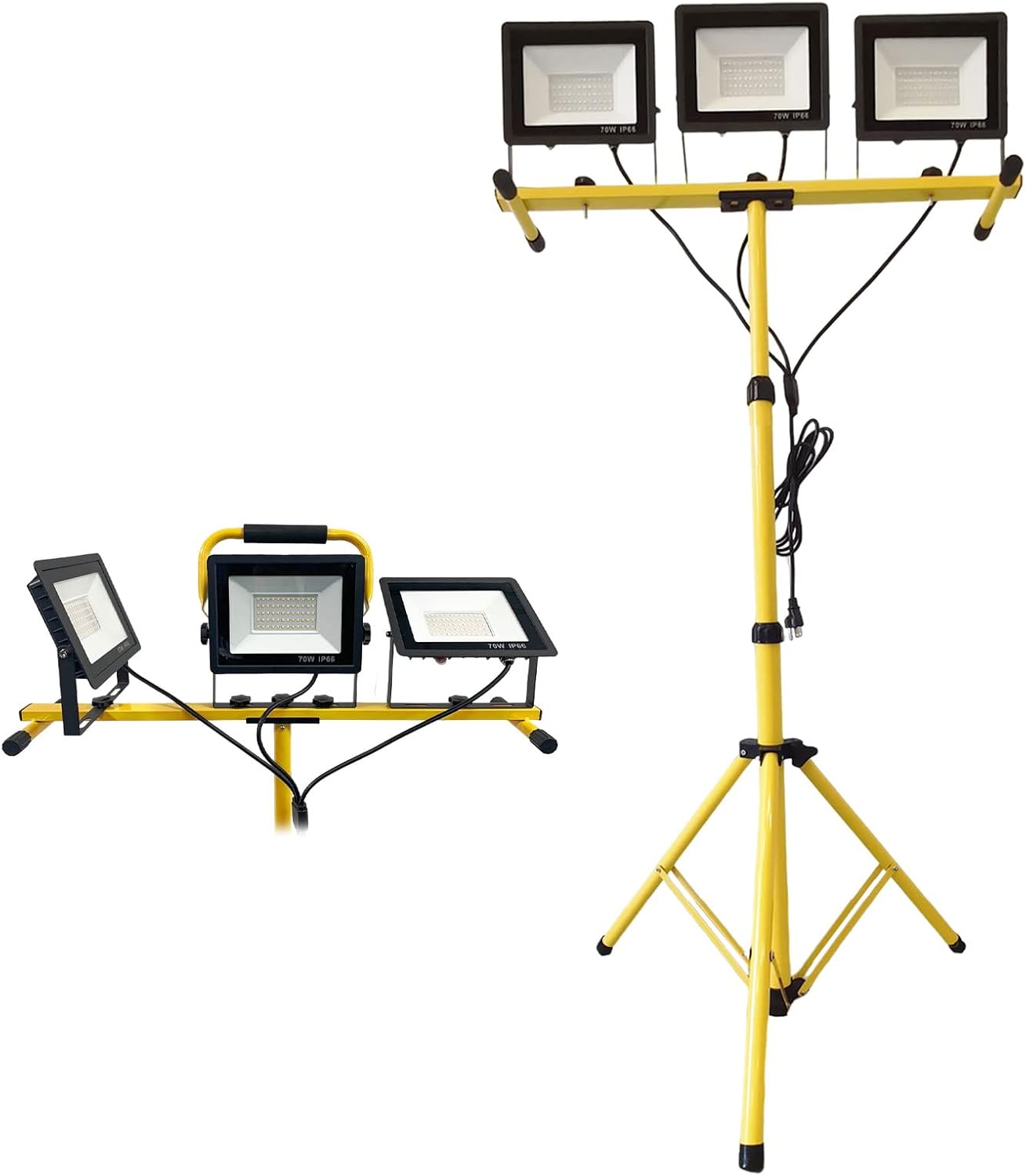 Ganggend Upgraded 21000 Lumen Work Lights with Stand, Adjustable Head