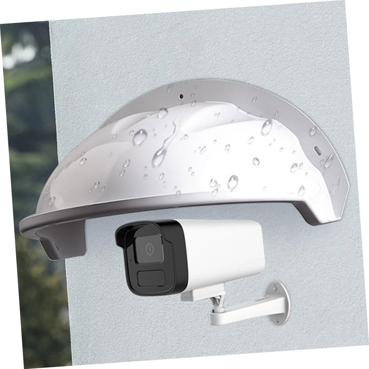 2 Stück Wetterfeste Outdoor Kamera Abdeckungen Schutzgehäuse für Überwachungskameras UV Regenschutz Robuste Abdeckung mit Großem Sichtfenster für Innen und Außen