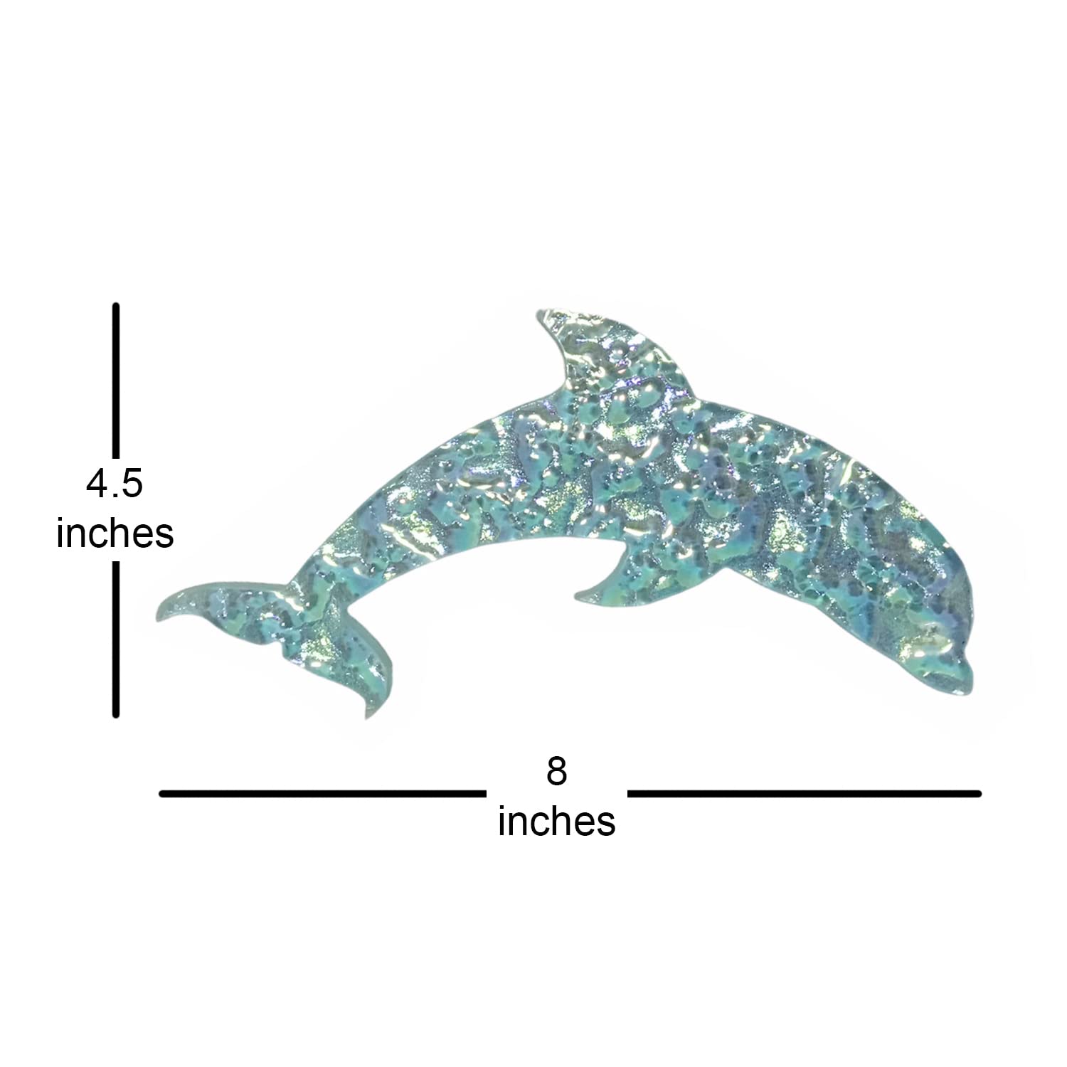 Aquatic Custom Tile Dolphin Glass Swimming Pool Step Marker Mosaic (8
