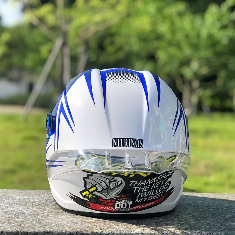 Miniatura 5 de Casco de motocicleta de cara completa Blue-Eagle Riding Motocross Racing Motobike Casco Casco de Motocicleta