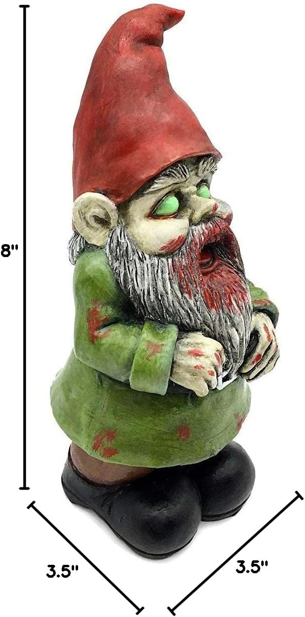 G150027 Zombie Walking Dead Gnome Garden Statue Sculpture - Image 5
