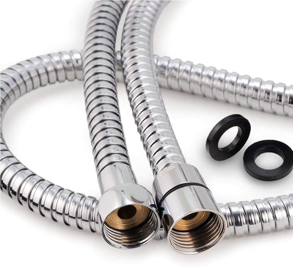 304 Stainless Steel Bidet Toilet Taps Kit Hand Held Bidet Sprayer Head with 120cm Hose, Mounting Bracket and Brass T Adapter for Personal Hygiene