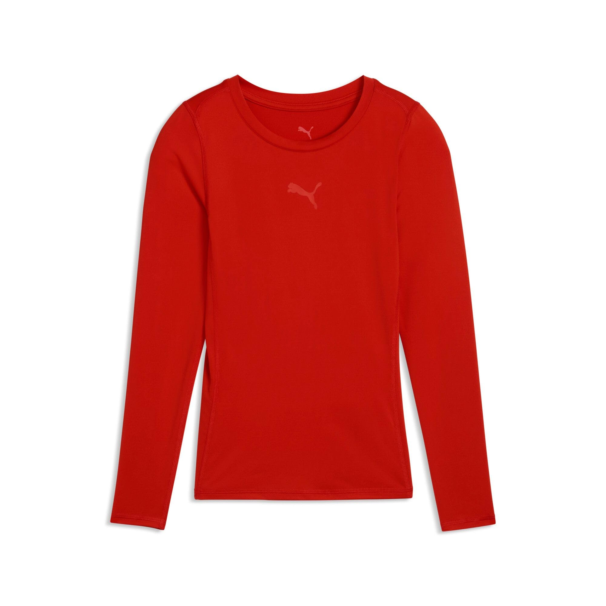 PUMA teamLIGA26 Baselayer Tee LS Jr, 152 Red
