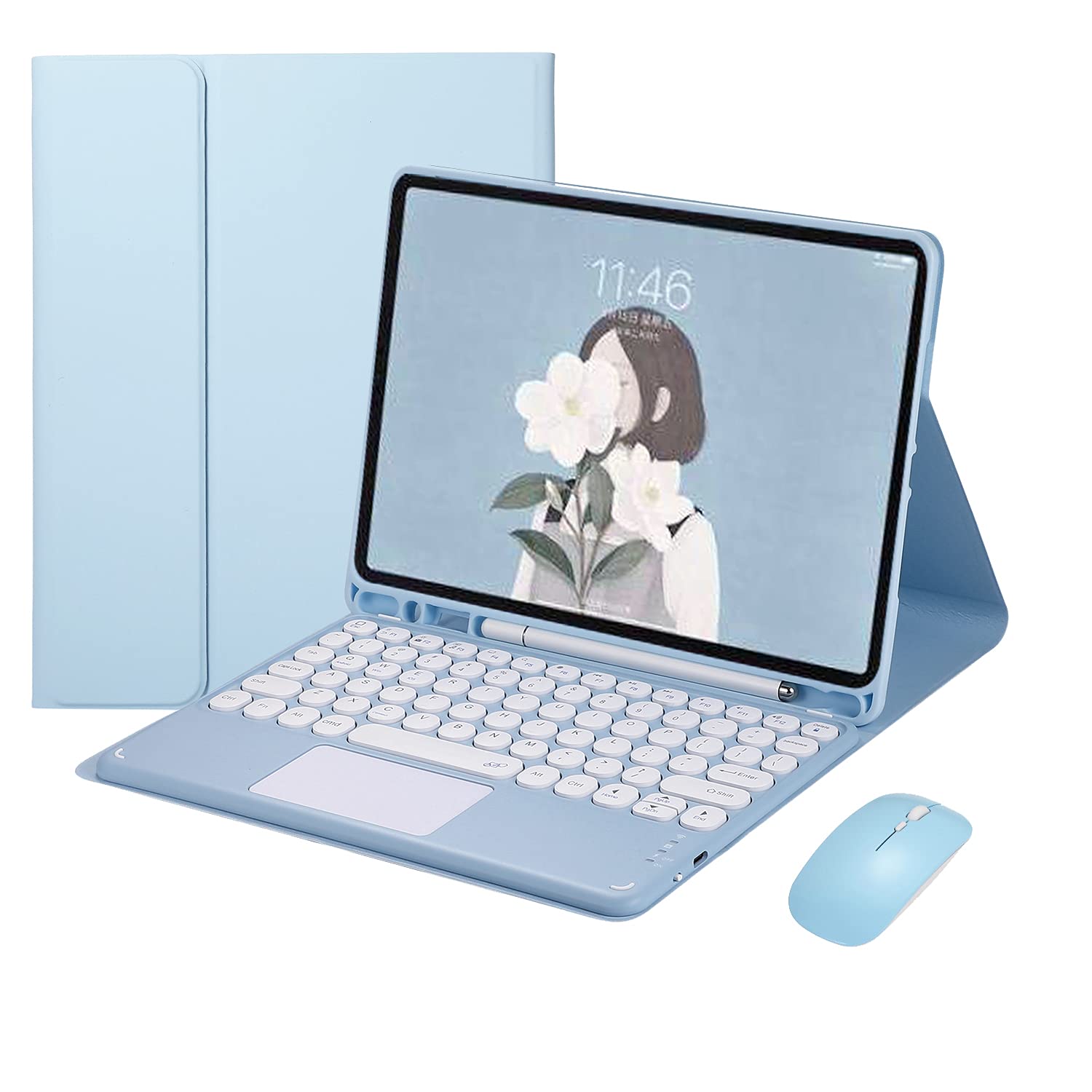 Amazon.co.jp: マウス付き 3点セットiPad Air4 キーボードケース iPad 