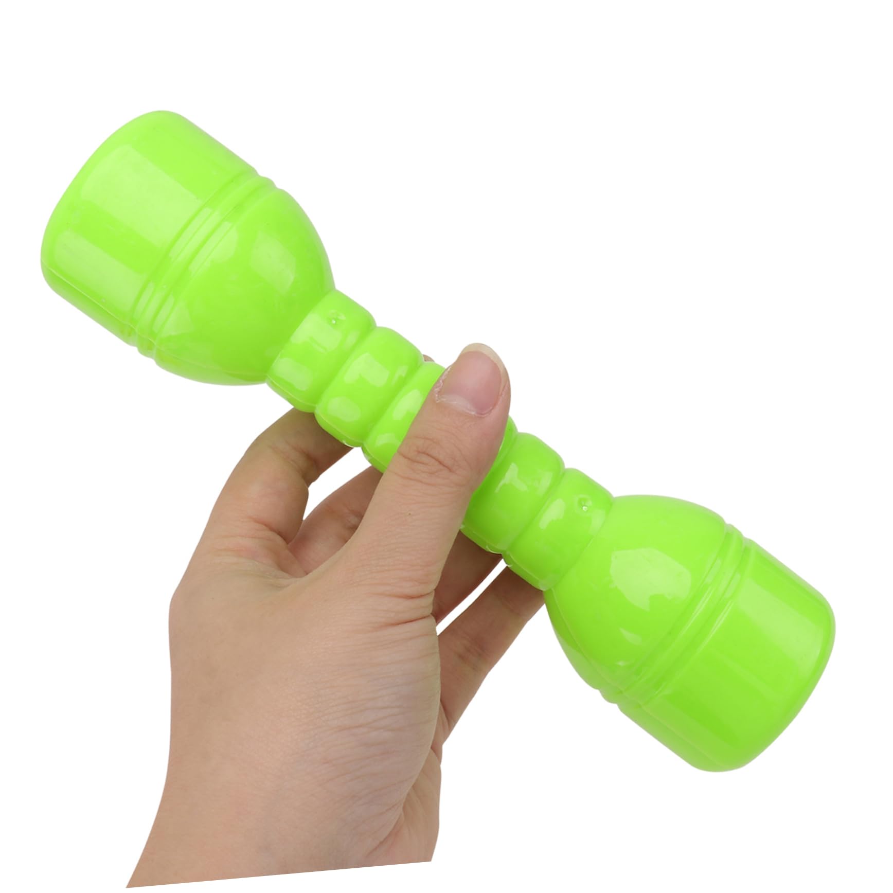 HOLIDYOYO 4Pcs Ergonomic Plastic Dumbbells for Kindergarten Morning Exercise Barbells for Enhances Coordination Skills Random Colors