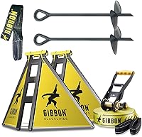 Vista 1 de GIBBON SlackFrame - Slackline A-Frame to Slackline Without Trees - Slack Line Accessory Adjustable Frame