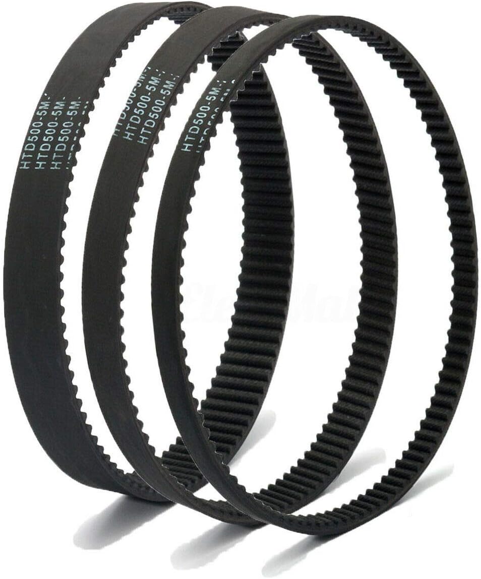 Bearing & Bushing HTD 5M 370~500mm Timing Belt Arc Teeth 5mm Pitch 10~50mm Width Rubber Drive Belt - (Belt Width:50mm, Model:HTD 5M-460)