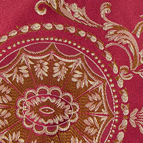 Prestige Damask 13" X 70" Burgundy Table Runner