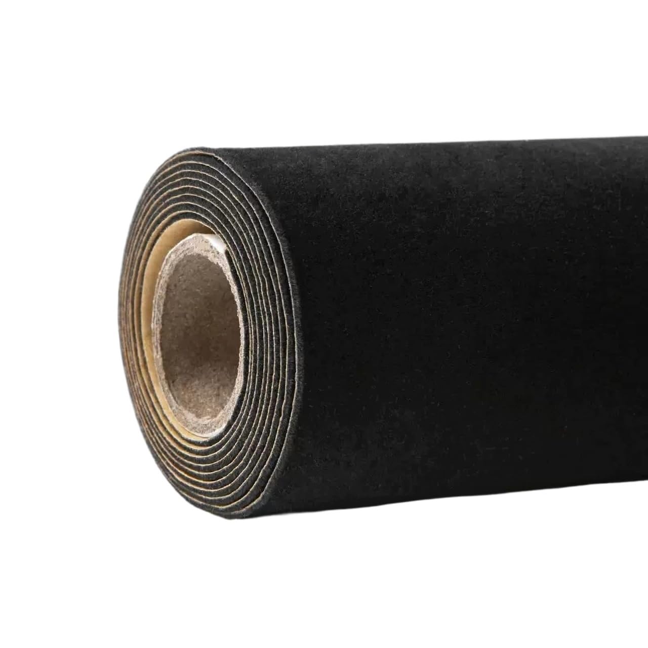 Self Adhesive Velvet Flock Roll Flocking Liner for for Jewelry Drawer Art Crafts DIY Project(Black)