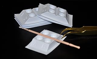 Alluring Disposable Glue Holder with 4 wells/Ahesive Pallet Eyelash Extensions QTY 25