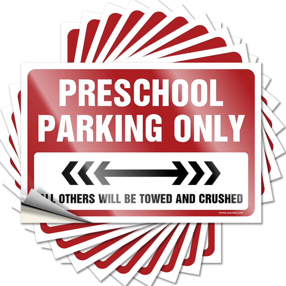 Tattoo Encouragement, Absorbing Bottle Preschool Parking Only | The Room Decorations(6X9CM)