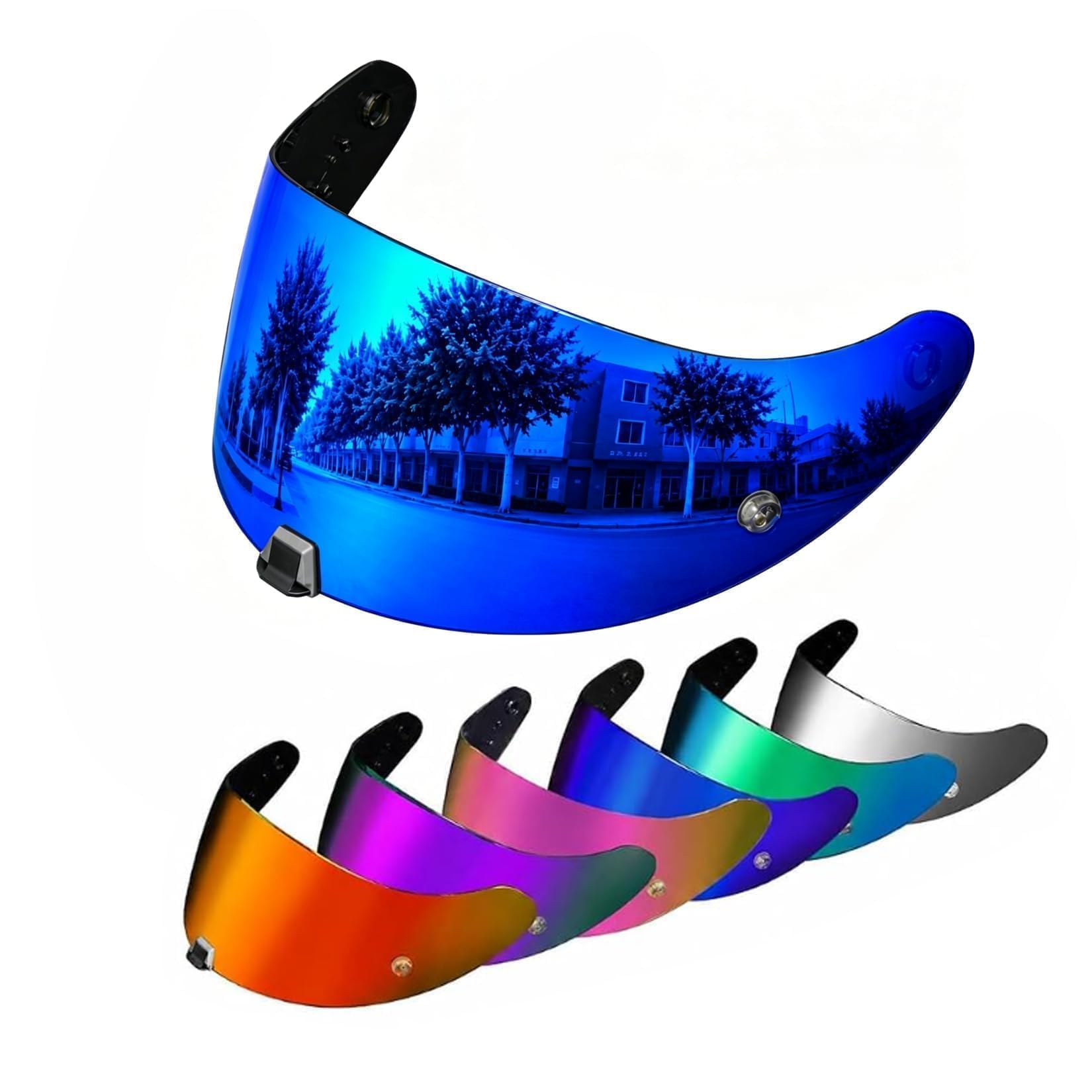 PSLER Shatterproof Helmet Visor for R330 T520 ST1400 R1 Air 391,Deep Blue
