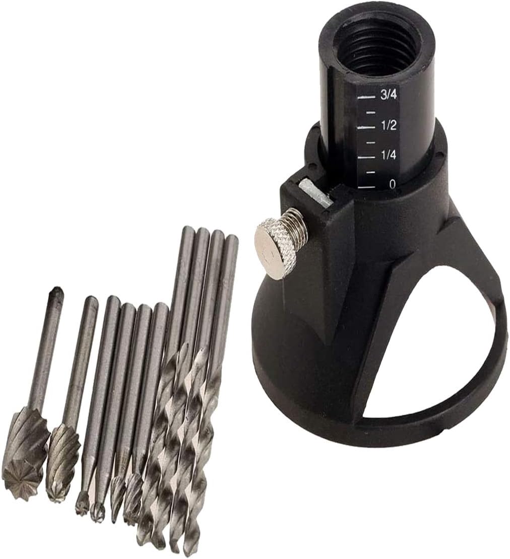 Cutting Guide Kit Rotary Router Attachment Multi Tool HSS Router Drill