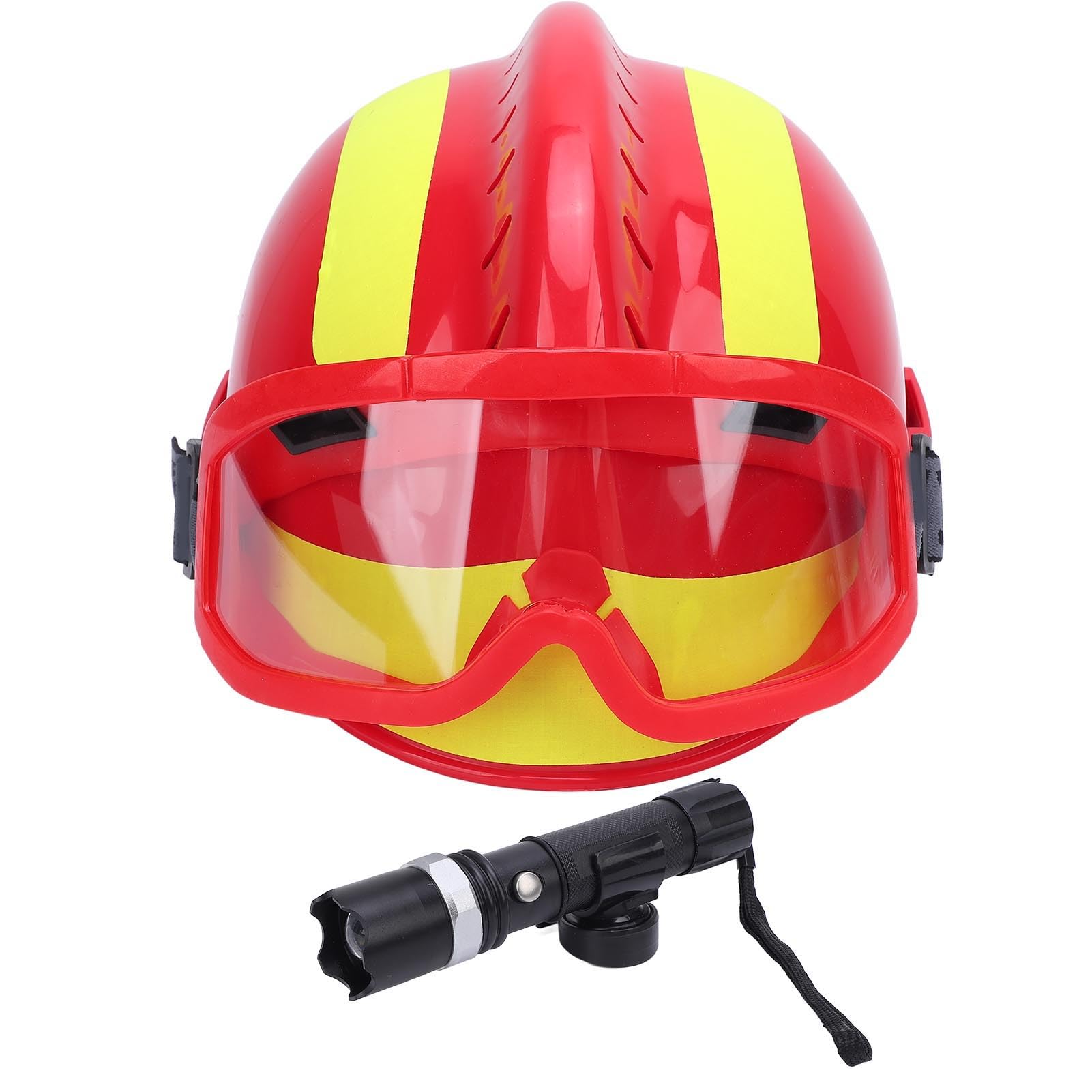 Rescue Helmet Safety Hard Hat with Light for Emergency Search F2 (Red)