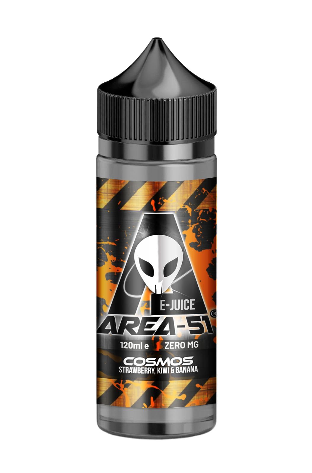 AREA 51, E-Cigarettes, 120ml E-Juice, 0mg, Fruit Flavors, Flavoured E-juice, Short fill Liquid, No Nicotine (COSMOS)